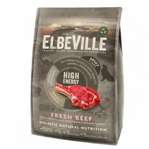 ELBEVILLE DOG HIGH ENERGY FRESH BEEF suņu barība Liellops 4kg